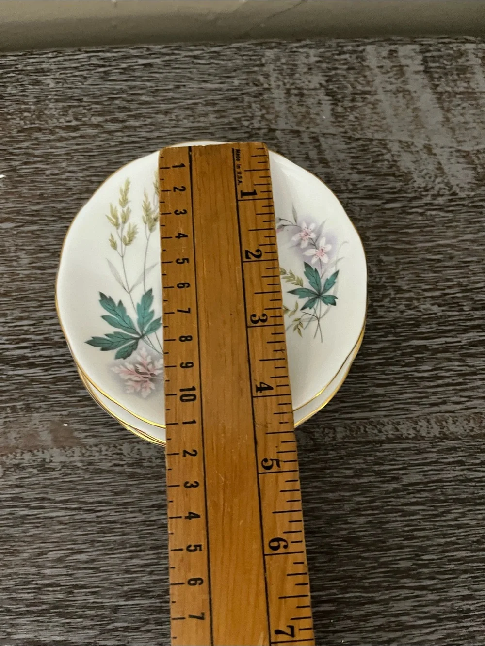 1950’s Vintage Queen Anne “Louise” Bone Chine Saucers, Set of 5